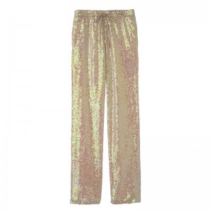 Ballerina - Glitter Longchamp Trousers Women Pants | AU8711MQ