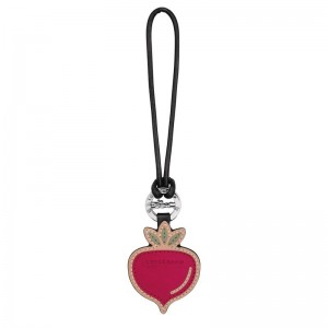 Beetroot - Leather Longchamp Longcharm Women Key Rings | AU8057RV