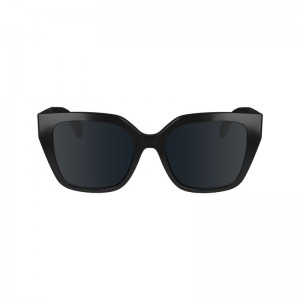 Black - Acetate Longchamp Women Sunglasses | AU8483UZ