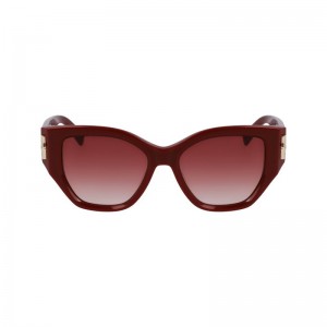 Brown - Acetate Longchamp Women Sunglasses | AU8497XY