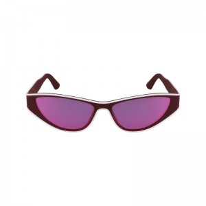 Burgundy - Plant Based Resin Longchamp Women Sunglasses | AU8519PJ