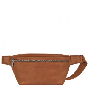 Caramel - Leather Longchamp Le FoulonnÉ M Men Belt Bags | AU8889RV