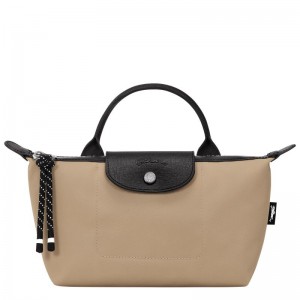 Clay - Recycled canvas Longchamp Le Pliage Energy Men Pouches | AU9103EB