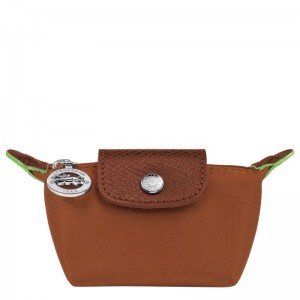 Cognac - Recycled canvas Longchamp Le Pliage Green Women Coin Purses | AU7867GS