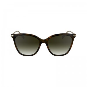 Dark Havana - Acetate / Metal Longchamp Women Sunglasses | AU8455CT