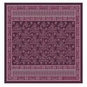 Eggplant - OTHER Longchamp Tree of Life Silk 50 Women Scarves | AU8296NW