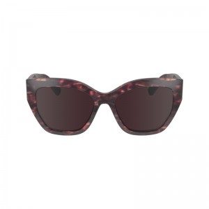 Havana Red - Acetate Longchamp Fall-Winter 2023 Collection Women Sunglasses | AU8478WN