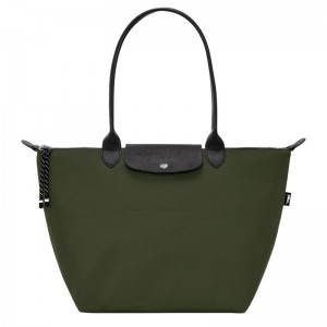 Khaki - Recycled canvas Longchamp Le Pliage Energy L Tote Women Shoulder Bags | AU7506KO