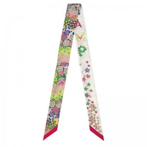 Magenta - Silk Longchamp Collier de fleurs Bandeau Women Headband | AU8225OK