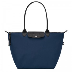 Navy - Recycled canvas Longchamp Le Pliage Energy L Tote Women Shoulder Bags | AU7509XY