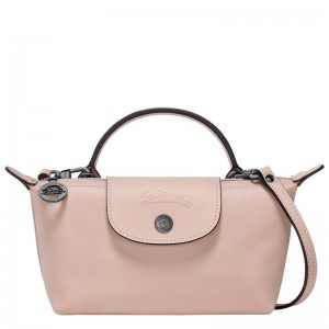Nude - Leather Longchamp Le Pliage Xtra XS Women Pouches | AU7727CT