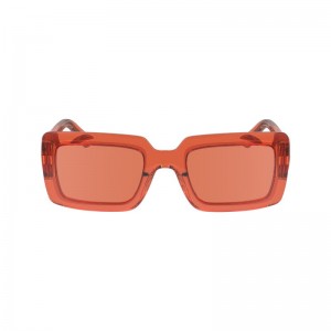 Orange - Plant Based Resin Longchamp Fall-Winter 2023 Collection Women Sunglasses | AU8488SG