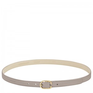 Turtledove - Leather Longchamp Le FoulonnÉ Women Belts | AU8358GS