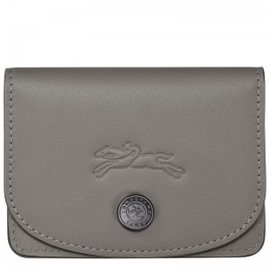 Turtledove - Leather Longchamp Le Pliage Xtra Men Card Holder | AU9031KO
